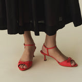 DÔEN - ARIANNA PEEP TOE HEEL -- FUEGO NAPPA