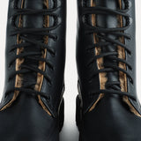 Le Monde Beryl - Dolomite Boot / Black Leather Shearling