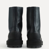 Le Monde Beryl - Dolomite Boot / Black Leather Shearling
