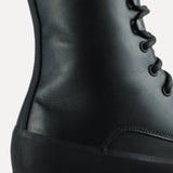 Le Monde Beryl - Dolomite Boot / Black Leather Shearling