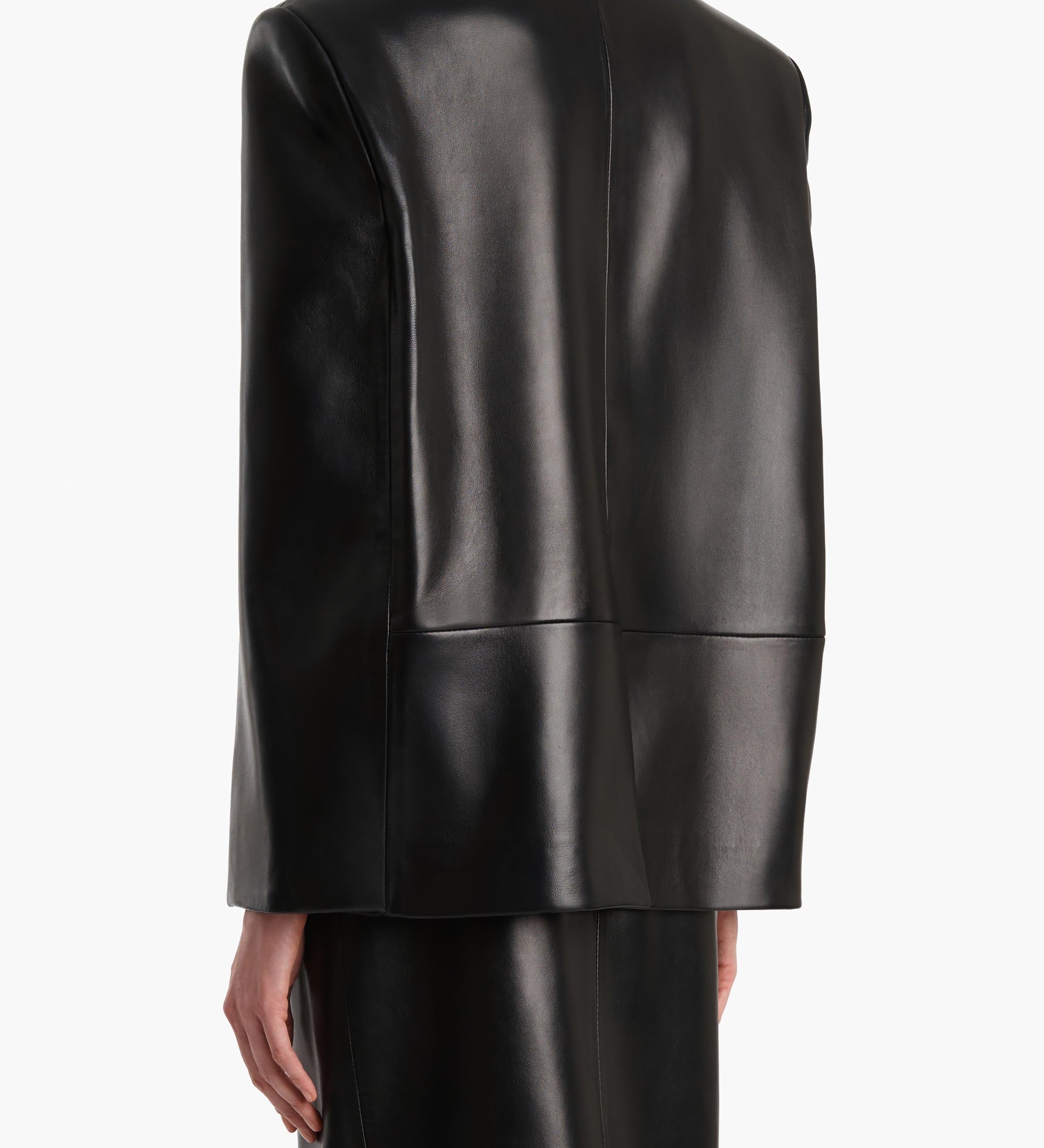 Khaite - Dolso Jacket in Black Leather