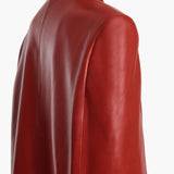 Khaite - Dolso Jacket in Deep Red Leather