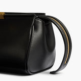 Khaite - Donna Evening Clutch in Black Leather