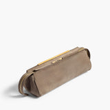 Khaite - Donna Evening Clutch in Morning Dove Suede