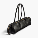 Khaite - Donna Shoulder Bag in Black Leather
