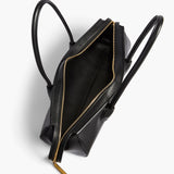 Khaite - Donna Shoulder Bag in Black Leather