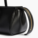 Khaite - Donna Shoulder Bag in Black Leather