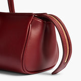 Khaite - Donna Shoulder Bag in Oxblood Leather