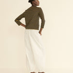 DOEN - DONNIE TEE - - NAVY BRETON STRIPE