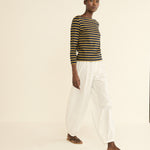 DOEN - DONNIE TEE - - NAVY BRETON STRIPE