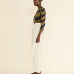 DOEN - DONNIE TEE - - NAVY BRETON STRIPE