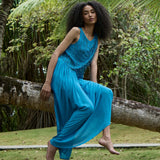 DÔEN - DONYALE DRESS -- BLUE GROTTO