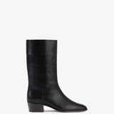 Jude - Dor Mid Calf Boot Black Leather