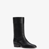 Jude - Dor Mid Calf Boot Black Leather