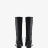 Jude - Dor Mid Calf Boot Black Leather