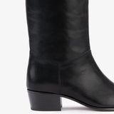 Jude - Dor Mid Calf Boot Black Leather