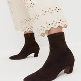 Loeffler Randall - Doria Brown Suede Ankle Boot