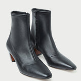 Loeffler Randall - Doria Black Leather Ankle Boot