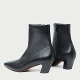 Loeffler Randall - Doria Black Leather Ankle Boot