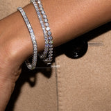 DORSEY PRINCESS-CUT RIVIÈRE BRACELET IN MOISSANITE