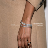 DORSEY PRINCESS-CUT RIVIÈRE BRACELET IN MOISSANITE