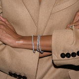 DORSEY PRINCESS-CUT RIVIÈRE BRACELET IN MOISSANITE