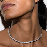 DORSEY PRINCESS-CUT RIVIÈRE NECKLACE IN MOISSANITE