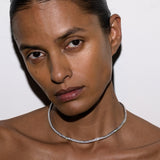 DORSEY PRINCESS-CUT RIVIÈRE NECKLACE IN MOISSANITE