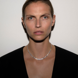 Dorsey - CAMPBELL RIVIÈRE NECKLACE IN LAB WHITE SAPPHIRE