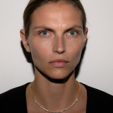 Dorsey - MOSS RIVIÈRE NECKLACE IN 3MM LAB WHITE SAPPHIRE