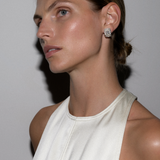 Dorsey - PETITE CRAWFORD EARRINGS IN LAB WHITE SAPPHIRE