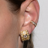 Dorsey - PETITE CRAWFORD EARRINGS IN LAB WHITE SAPPHIRE
