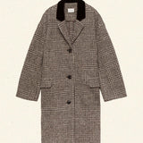 DÔEN - DOVER COAT -- LASCELLE HOUNDSTOOTH CHECK