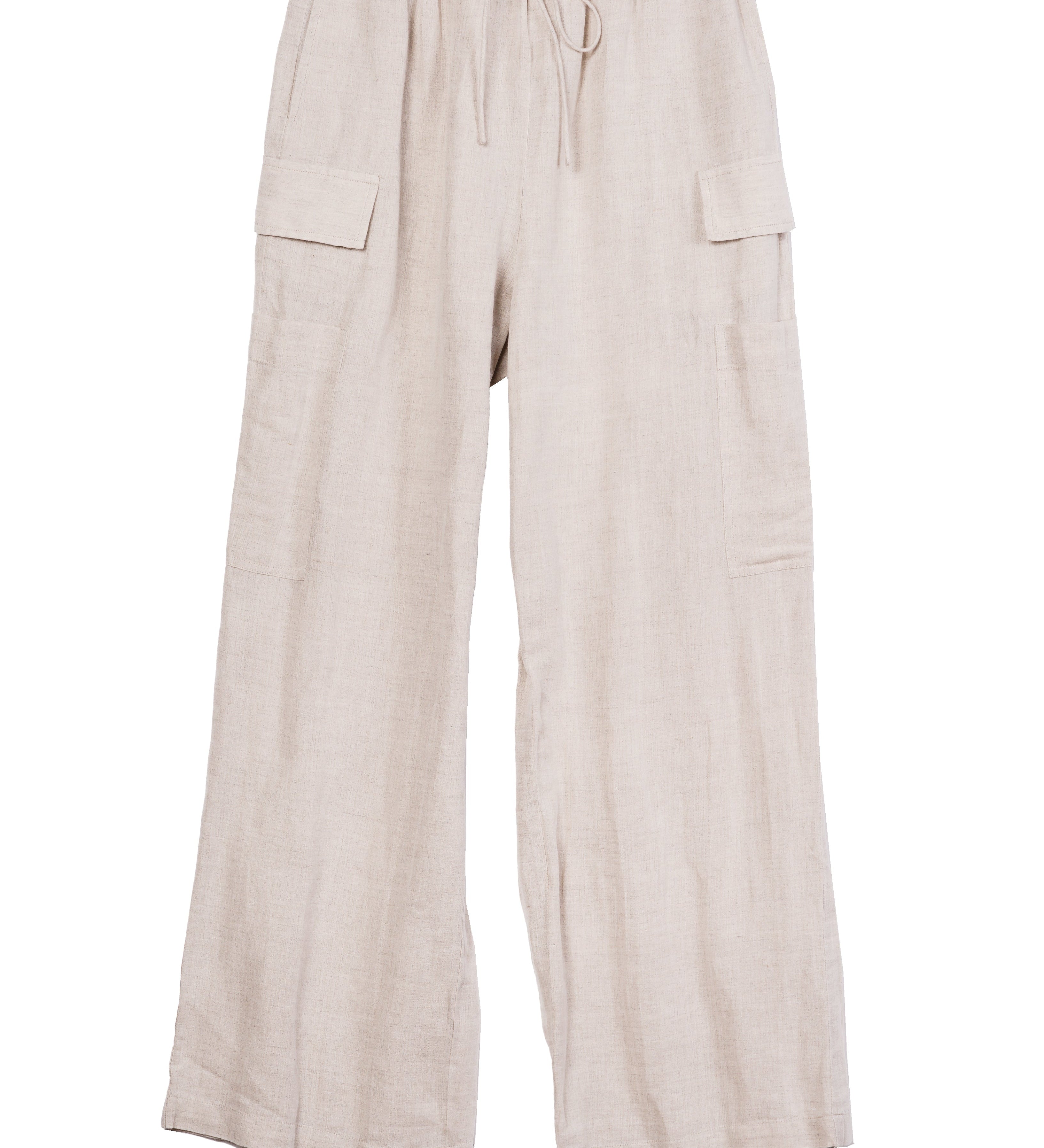 Ciao Lucia - Marceau Oatmeal Linen Pant