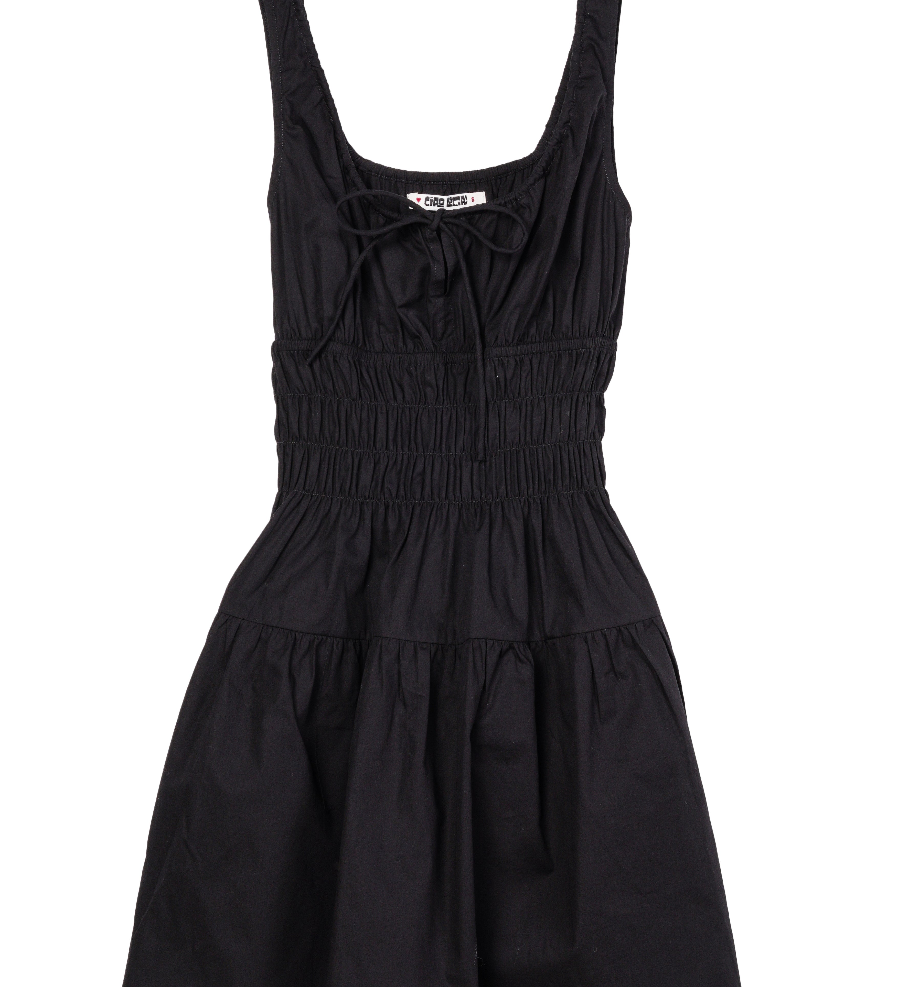 Ciao Lucia - Gianluca Black Cotton Dress