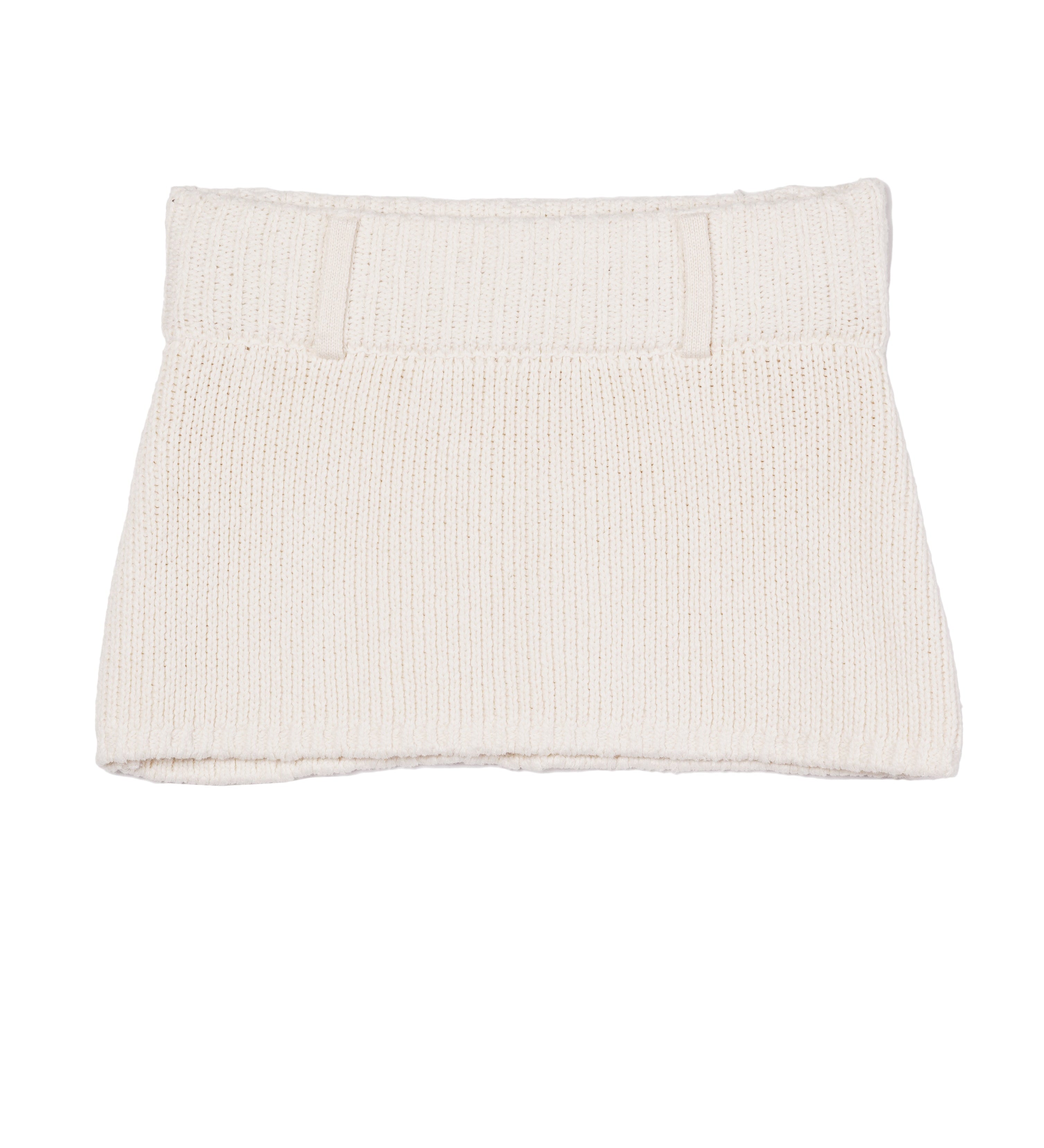 Ciao Lucia - Phoebe White Cotton Knit Skirt