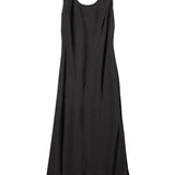 Ciao Lucia - Leticia Black Satin Dress