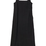 Ciao Lucia - Salone Black Linen Maxi Dress
