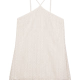 Ciao Lucia - Noemi White Crochet Lace Mini Dress