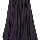 Ciao Lucia - Marcella Black Jersey Bubble Maxi Skirt