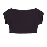 Ciao Lucia - Razza Black Jersey Crop Top