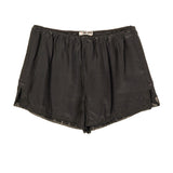 Ciao Lucia - Dito Black Embroidered Silk Short