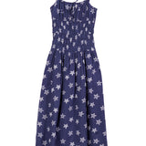 Ciao Lucia - Russo Starfish Print Cotton Voile Midi Dress