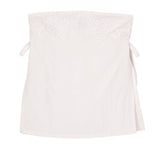 Ciao Lucia - Sebastian White Embroidered Linen Top