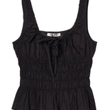 Ciao Lucia - Gigi Black Cotton Poplin Top