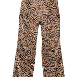 Ciao Lucia - Kaja Pant Leopard Print Silk Charmeuse