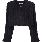 Ciao Lucia - Berta Charcoal Cardigan