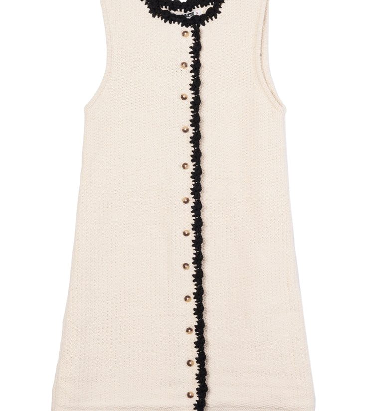 Ciao Lucia - Lalia Ivory Knit Dress