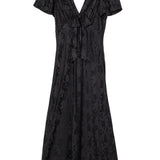 Ciao Lucia - Brunello Black Jacquard Dress