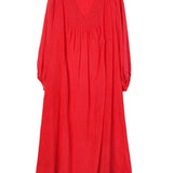 Ciao Lucia - Mira Cherry Cupro Caftan